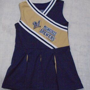 Milwaukee Brewers Toddler 4T Cheerleader dress